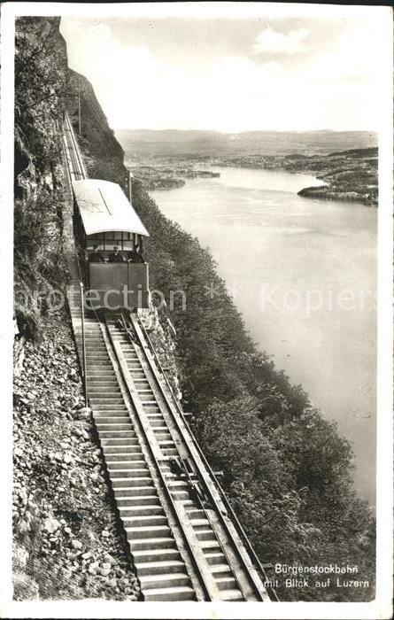 Zahnradbahn Bürgenstockbahn Luzern