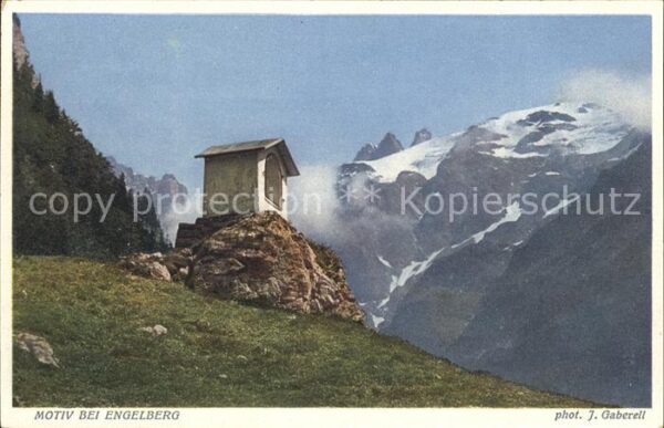 Foto Gaberell J. Nr. 2685 Motiv bei Engelberg