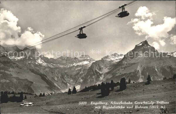 Seilbahn Gerschnialp-Trübsee Engelberg Rigidalst