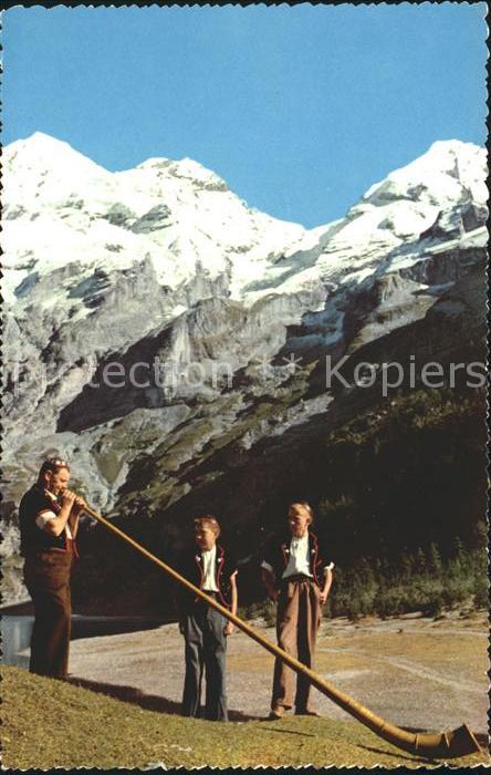 Alphorn Alphornbläser Berner Oberland