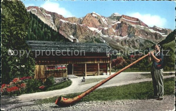 Alphorn Alphornbläser Flüeli-Ranft Geburtshaus