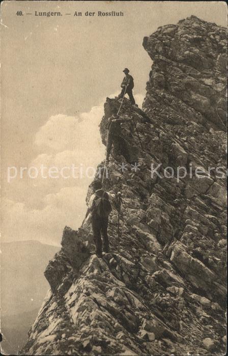 Bergsteigen Klettern Lungern Rossfluh