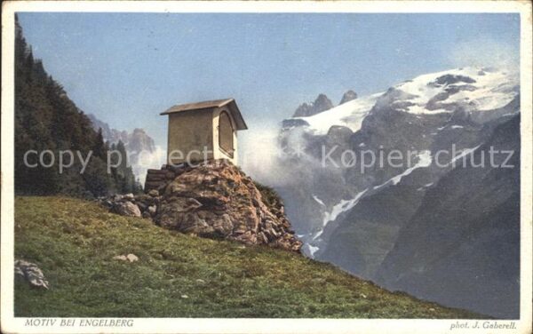 Foto Gaberell J. Nr. 2685 Motiv bei Engelberg