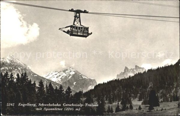 Seilbahn Gerschnialp-Trübsee Engelberg Spannörte