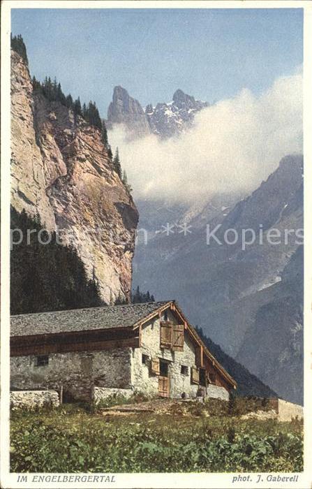 Foto Gaberell J. Nr. 2686 Engelbergertal