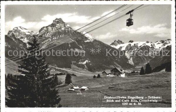 Seilbahn Engelberg-Trübsee Cafe Ritz Gerschnialp