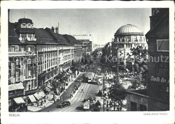 Strassenbahn Berlin Saarlandstrasse
