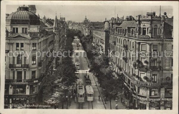 Strassenbahn Zürich Bahnhofstrasse