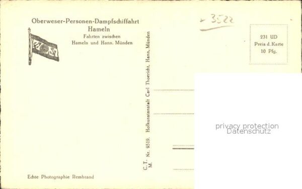 Dampfer Seitenrad Kaiser Wilhelm Hannoversche Klippen – Bild 2