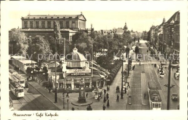 Strassenbahn Hannover Cafe Kröpcke