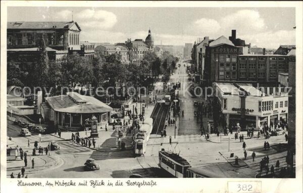 Strassenbahn Hannover Am Kröpcke Georgstrasse