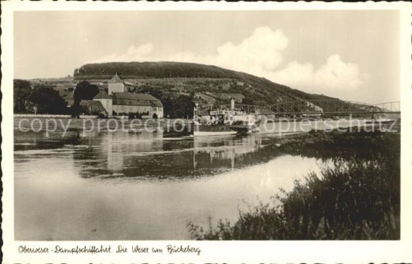 Dampfer Seitenrad Weser Bückeberg