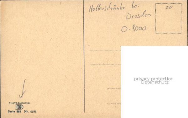 Verlag Photochromie Nr. 4191 Serie 268 Hellerschänke bei Dresde – Bild 2