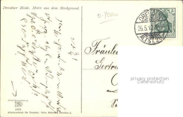 Verlag Photochromie Nr. 1656 Dresdner Heide Stechgrund – Bild 2