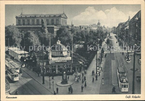 Strassenbahn Hannover Cafe Kröpcke