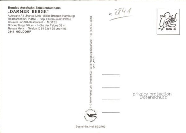 Autobahn BAB-Hansalinie Brücken-Rasthaus Dammer – Bild 2