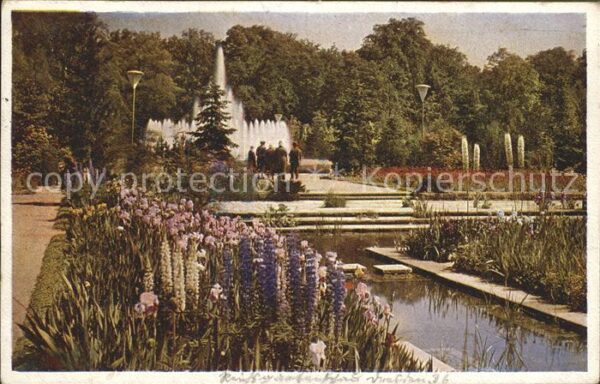 Gartenschau Reichsgartenschau Dresden Irisgarten Le