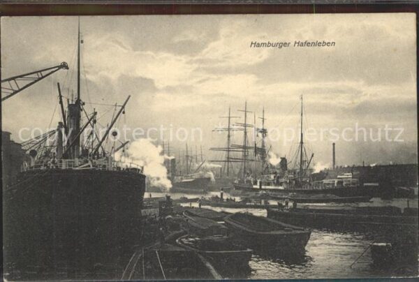 Schiffe Ships Navires Hamburg Hafenleben