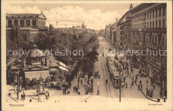 Strassenbahn Hannover Georgstrasse 9. Deutsches Säng