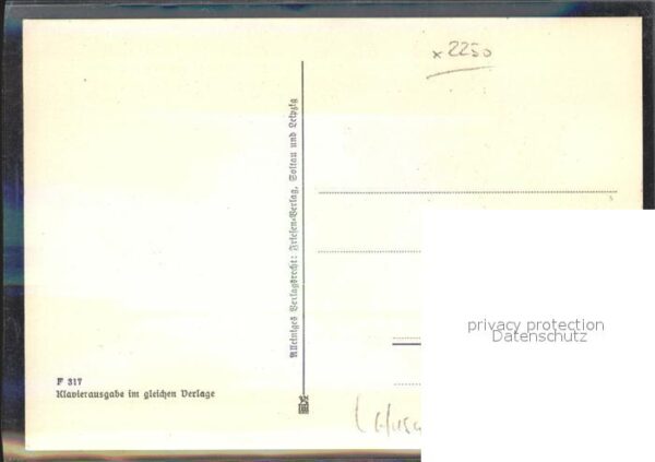 Liederkarte Friesensang Wappen – Bild 2
