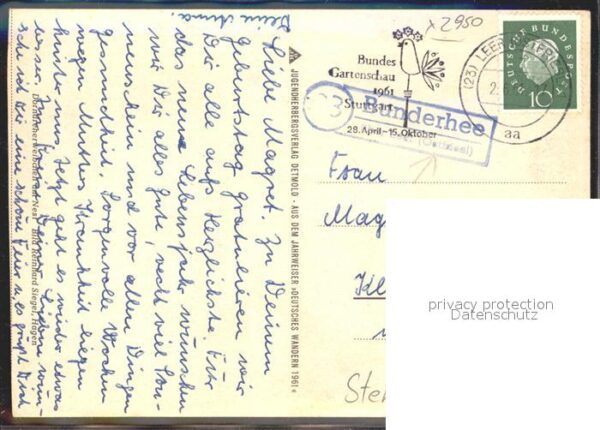 Voegel Dorndreherweibchen Stempel Bundesgarten – Bild 2