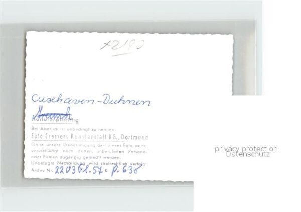 Dampfer Oceanliner Cuxhaven-Duhnen Fliegeraufnahme – Bild 2