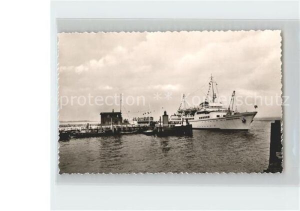 Schiffe Ships Navires Wappen von Hamburg Cuxhaven Alte Liebe