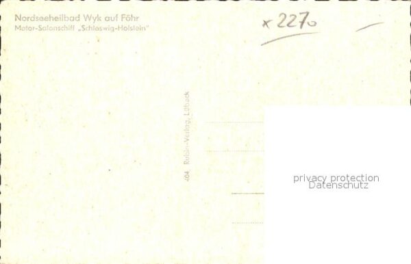 Motorschiffe Schleswig-Holstein Wyk Föhr – Bild 2