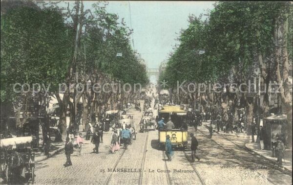 Strassenbahn Marseille Cours Belzunce