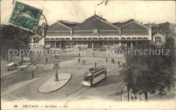 Strassenbahn Orleans Gare Bahnhof