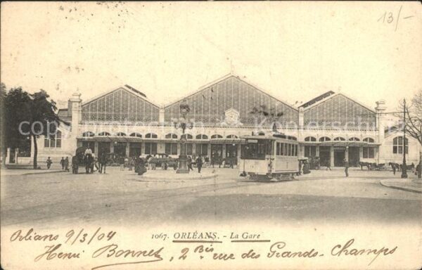 Strassenbahn Orleans Gare Bahnhof