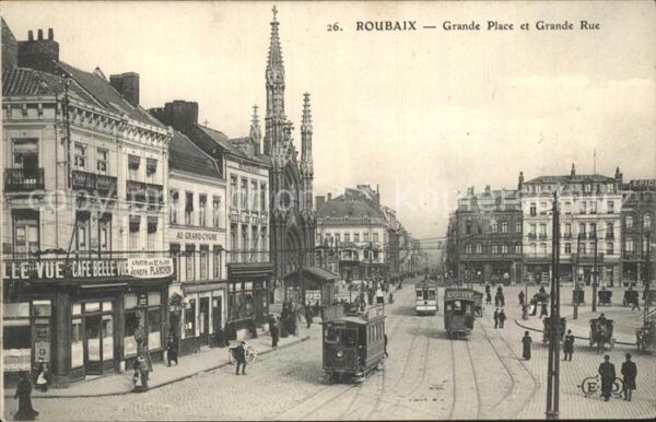 Strassenbahn Roubaix Grande Place Grande Rue