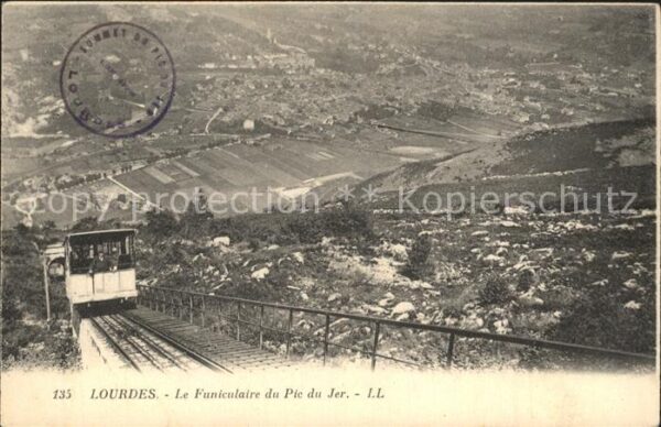 Zahnradbahn Lourdes Funiculaire Pic du Jer