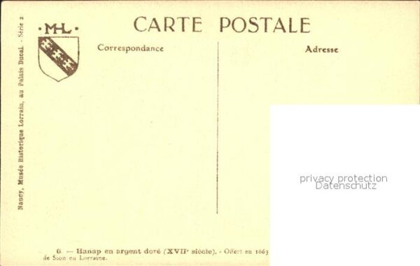 Globus Hanap Charles IV Sion en Lorraine – Bild 2