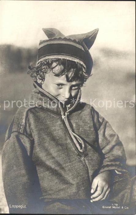 Kinder Child Enfants Lappegut Foto-Eneret-Mittet