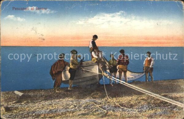 Fischerei Pescatori al lavoro Fischer