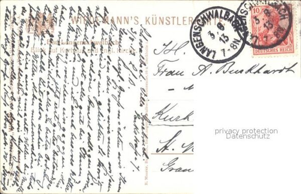 Verlag Wiedemann WIRO Nr. 2253 A Bad Langenschwalbach Kurhaus Eng – Bild 2
