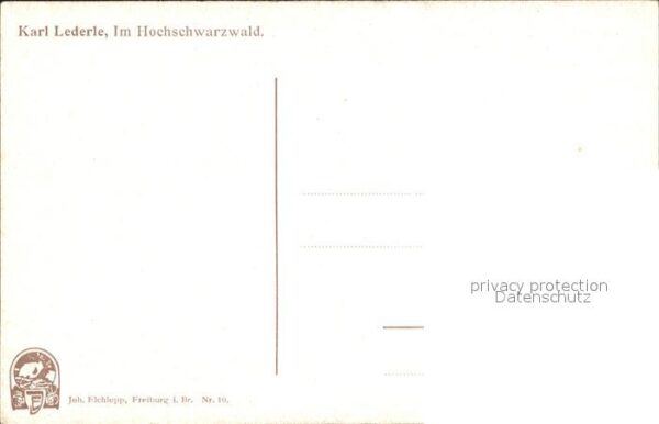 Lederle Karl Hochschwarzwald Schwarzwaldhaus – Bild 2