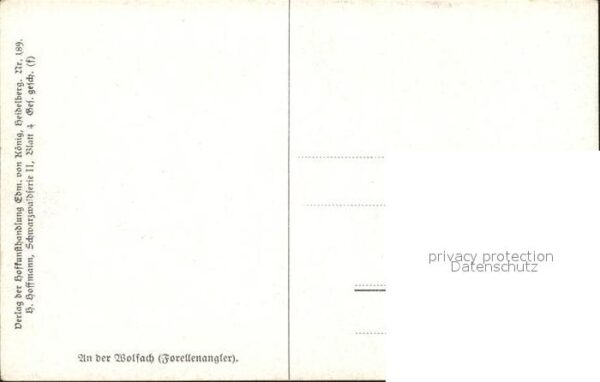 Hoffmann Heinrich An der Wolfach Forellenangler – Bild 2