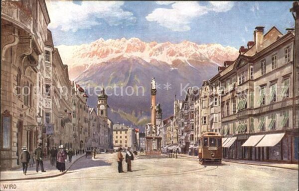 Verlag WIRO Wiedemann Nr. 2260 Innsbruck Maria-Theresienstrasse S