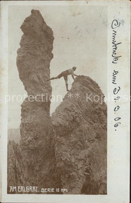 Klettern Bergsteigen Erlgrat Innsbruck