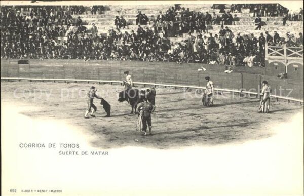 Stierkampf Corrida de Toros Suerte de Matar