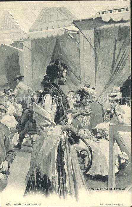 Verlag Hauser Y Menet Nr. 437 Feria de Sevilla