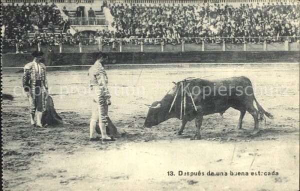 Stierkampf Despues de una buena estecada