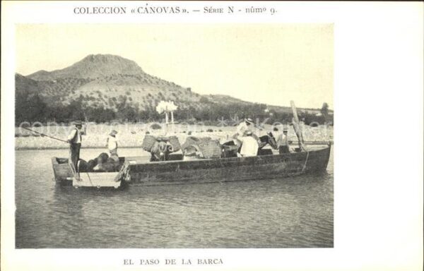 CANOVAS COLECCION Nr. 9 Serie N El paso de la barca