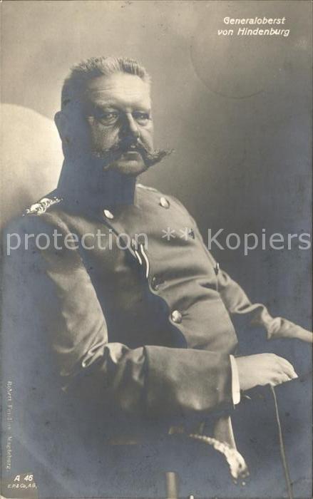 Hindenburg Fotokarte