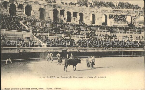 Stierkampf Nimes Passe de manteau