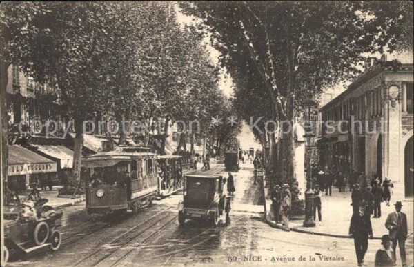Strassenbahn Nice Avenue de la Victoire