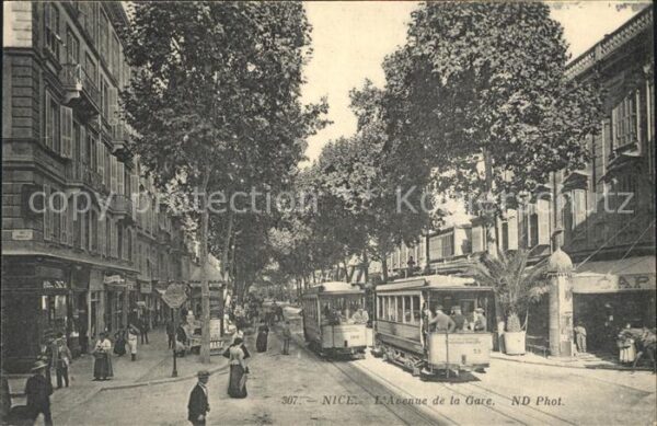Strassenbahn Nice Avenue de la Gare