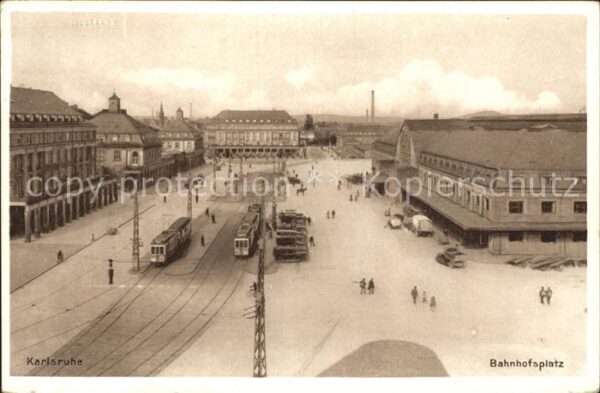 Strassenbahn Karlsruhe Bahnhofsplatz